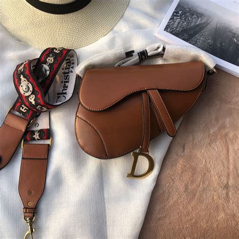 dior brown leather shoulder bag|dior saddle bag price 2020.